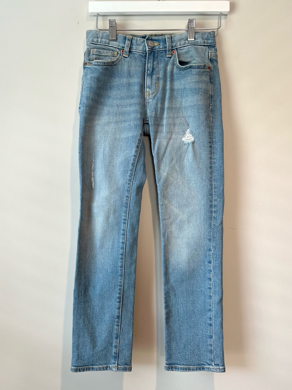 Old Navy Boys lightly distressed Skinny Jeans adjustable waist size 10